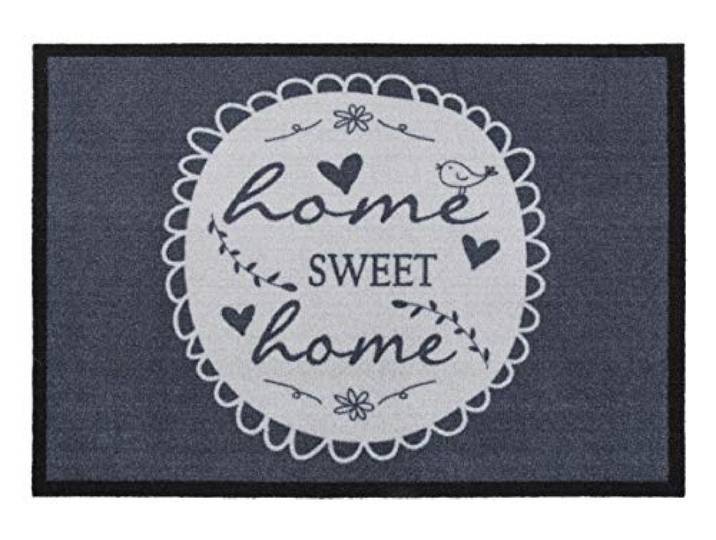 andiamo Bedruckte Sauberlaufmatte Trautesheim, Fußmatte Sweet Home grau, Polyamid, 39 x 58 cm
