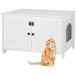 Relaxdays Katzenschrank, Katzenklo
