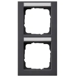 Gira Abdeckrahmen 2f. anth 110223