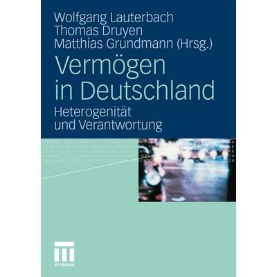 Vermögen in Deutschland, Taschenbuch von , VS Verlag für Sozialwissenschaften, 978-3-531-17689-5