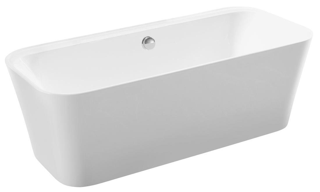 ZARY freistehende Badewanne 170x80x58cm, Weiß