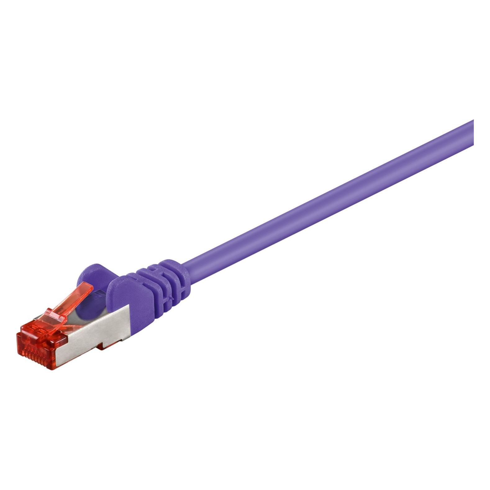 Goobay CAT 6 Patchkabel, S/FTP (PiMF), Violett, 0.15 m (S/FTP, CAT6, 0.15 m) (92461)