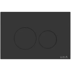 VitrA Origin WC-Betätigungsplatte für 2?Mengen?Spülung Schwarz Matt,740-2411 740-2411