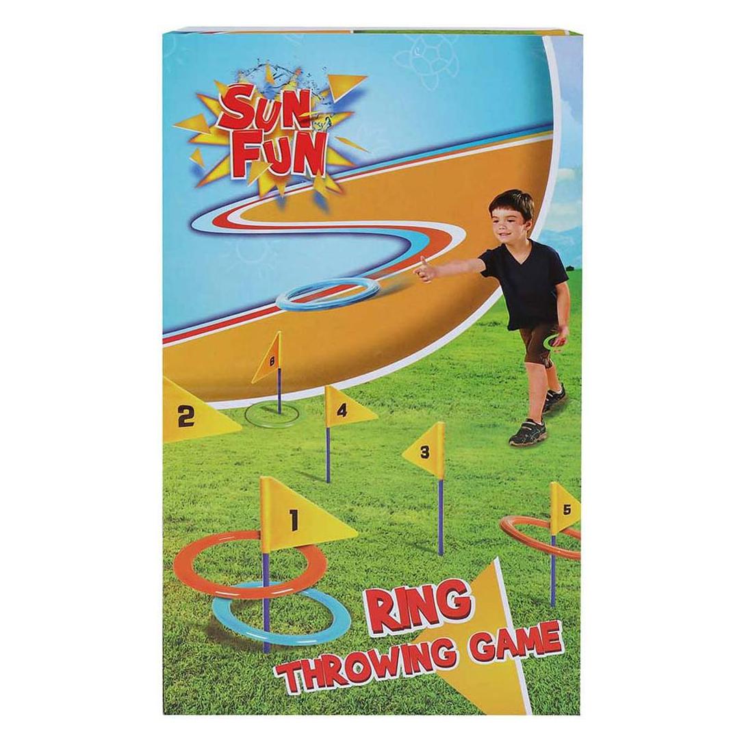 Sun Fun Fang-Wurf-Spiel mit 6 Ringen und 6 Flaggen (55623560)