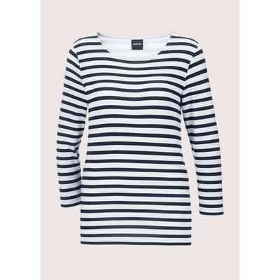 MADELEINE "Shirt Ringelshirt mit U-Boot-Ausschnitt, Halbarm" Ringelshirt mit 3/4-Arm