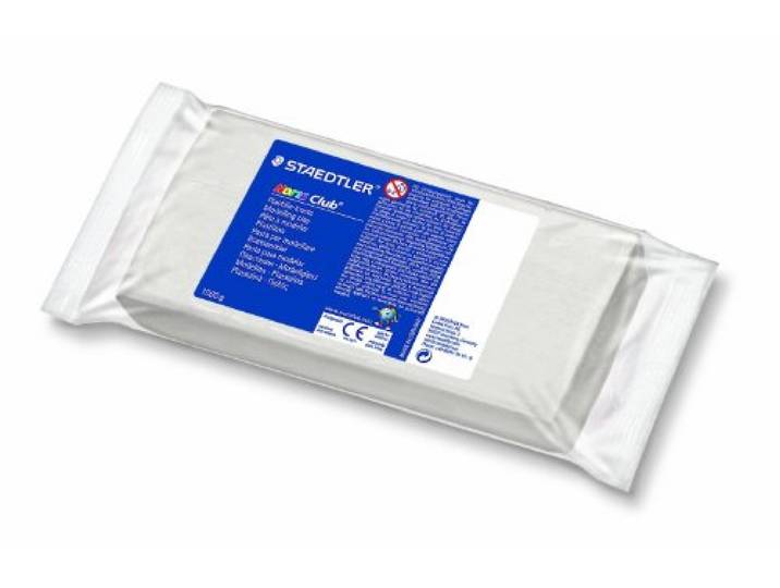 STAEDTLER Noris 8421 Plasticine klei – wit, 1000 g