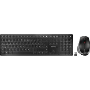 Cherry Tastatur DW 9500 Slim JD-9500DE-2, mit Funkmaus, USB / Bluetooth, schwarz