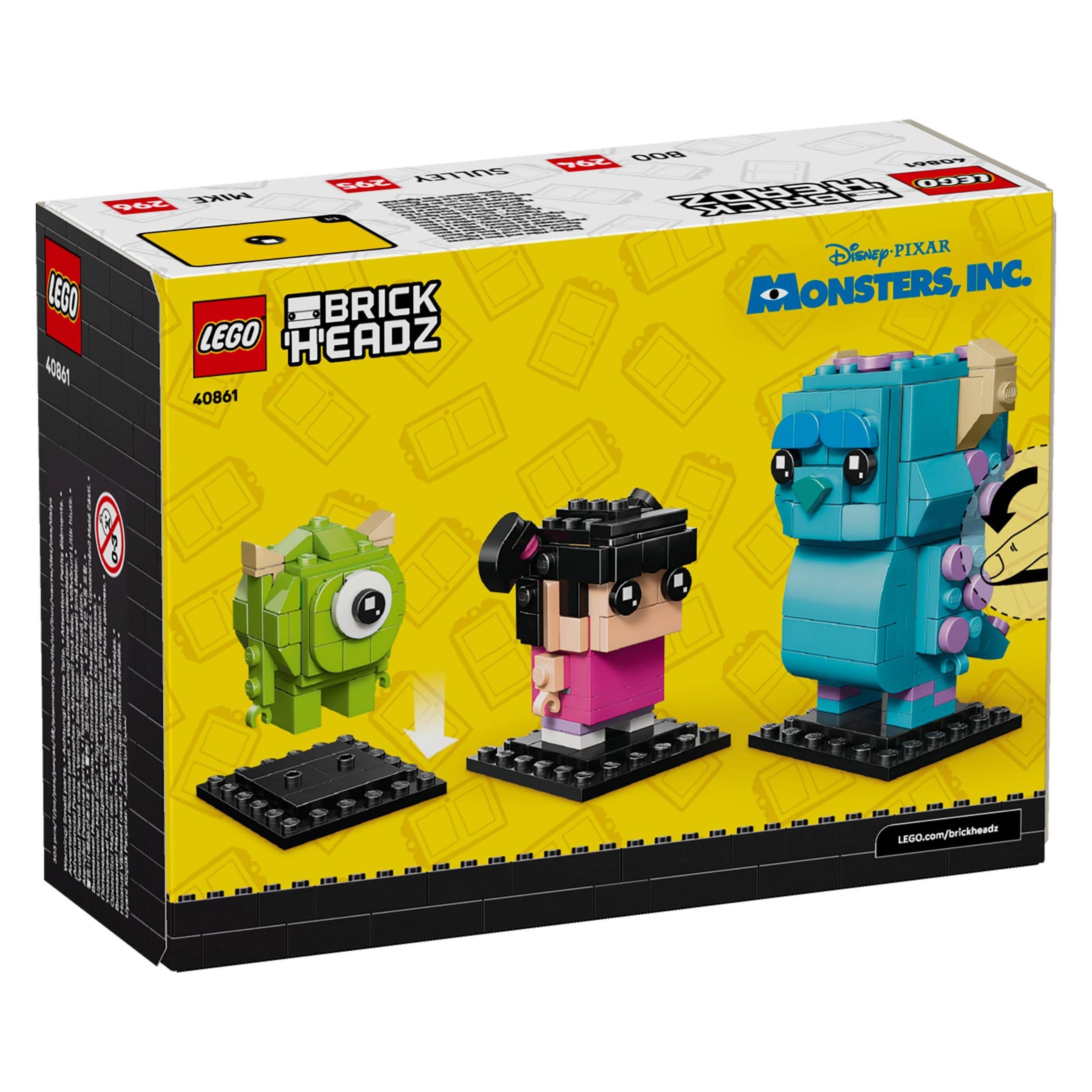 LEGO BrickHeadz Sulley, Mike und Boo Figuren (40861) (40861)