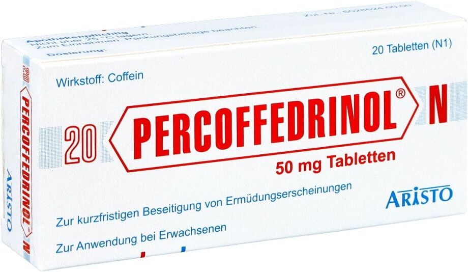 Percoffedrinol N 50mg 20stk