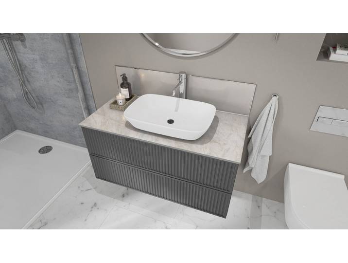 Wetwall Waschtischplatte Himalayan Marble - Compact
