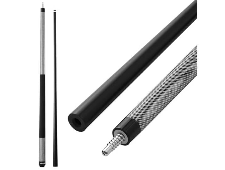 VEVOR Queue de Billard de 147\,3 cm avec Pointe Multicouche et Anneau de Connexion ABS\, pour Table de Billard Professionnelle\, Bar\, Maison\, Bureau