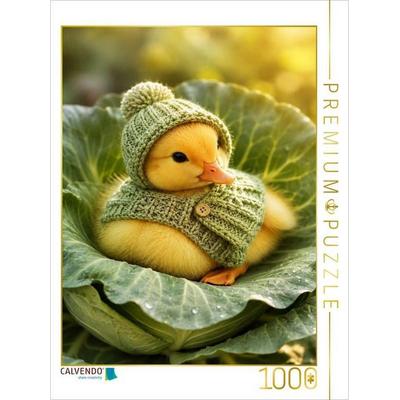 CALVENDO Puzzle Ein Küken zum Verlieben | 1000 Teile Lege-Größe 64 × 48 cm Foto-Puzzle für glückliche Stunden
