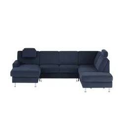 meinSofa Wohnlandschaft Mit verschiedenen Funktionen verfügbar Jana , blau , Maße (cm): B: 309 H: 87 T: 235.0