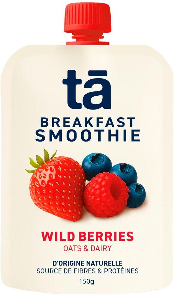 TA Energy  - Breakfast Smoothie 150 g. Fruits des bois - Gel Energétique