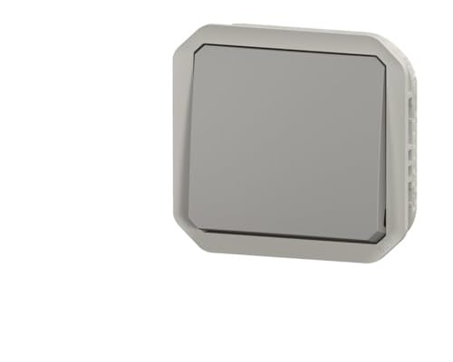 Legrand Plexo 10AX waterdichte wisselschakelaar met wieldop grijs