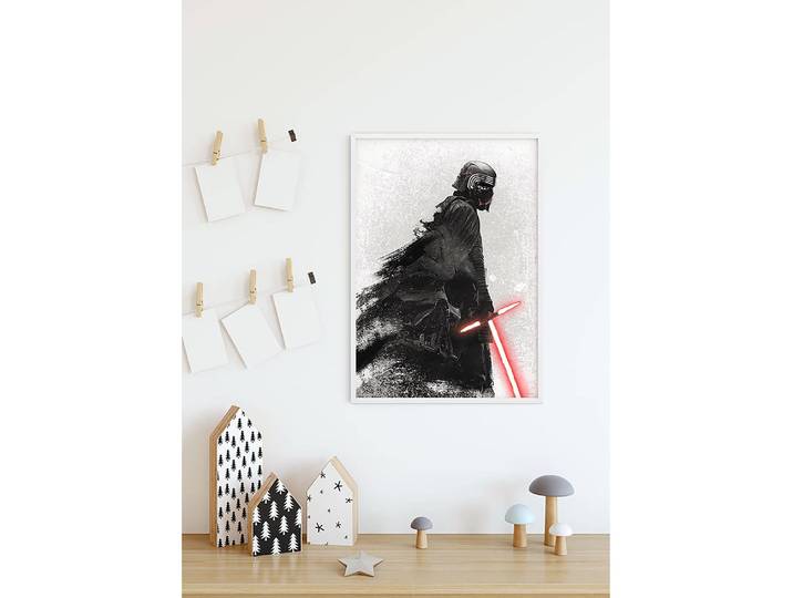 Wandbild EP9 Kylo Vader Shadow Fotopapier mit seidenmatter Oberfläche und hoher Lichtbeständigkeit Multicolor 50 x 70cm