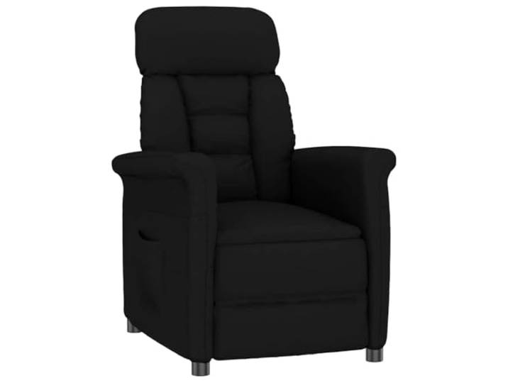 Mikrofaser Neigbar Minimalistisch Sessel Schwarz 96 5 x 70 5 x 95 cm Sessel Schwarz 96,5 x 70,5 x 95 cm Mikrofaser Modern Wohnzimmer Sessel mit verstellbarer Rückenlehne und ergonomischen