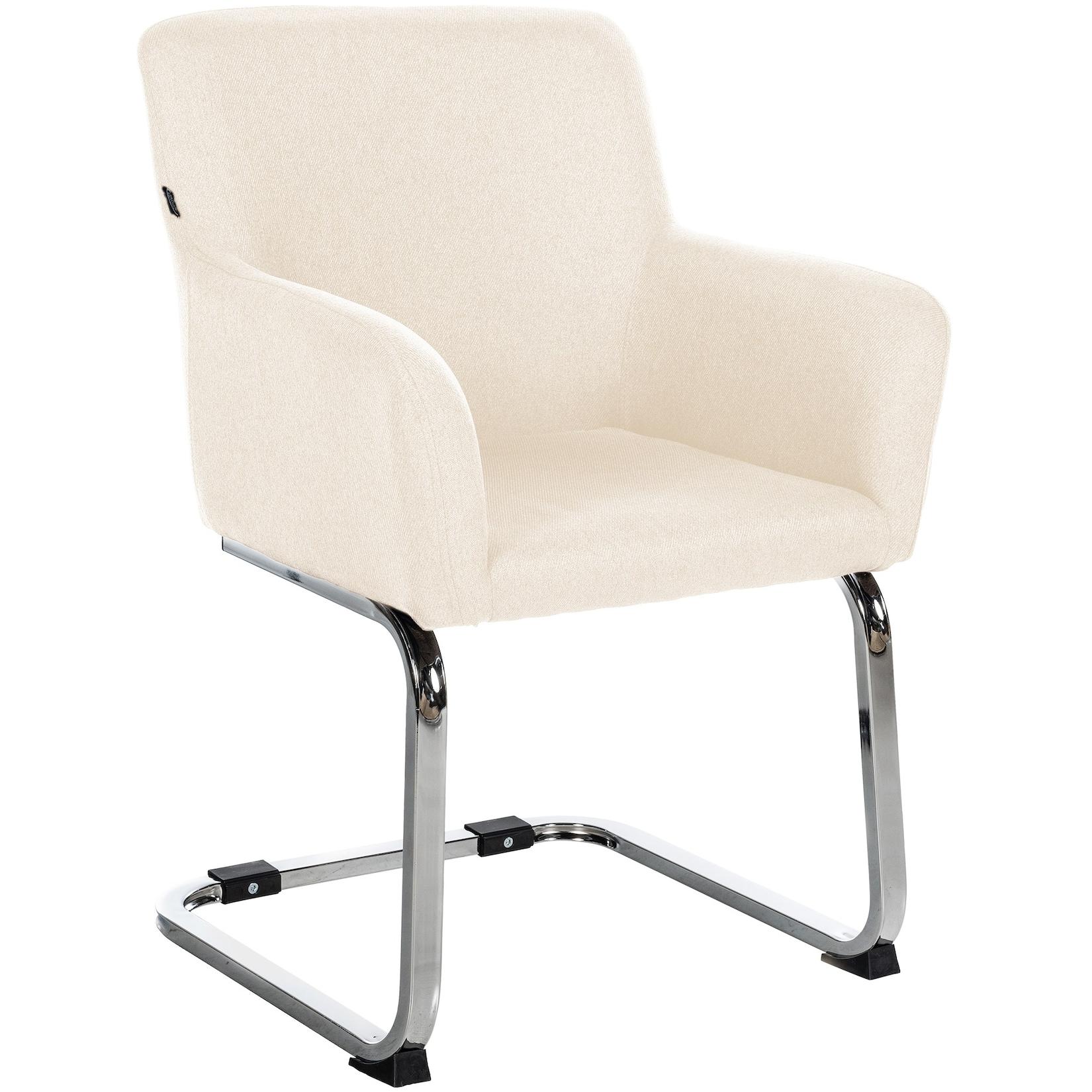 CLP Stuhl Puka Stoff Farbe: creme, Material: Stoff