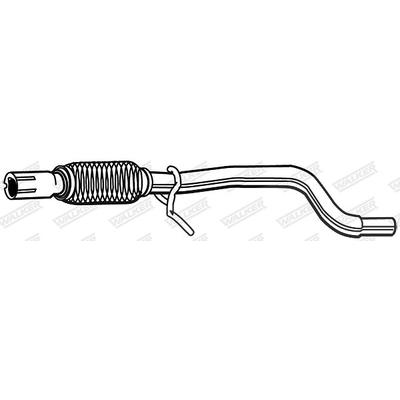 Walker Abgasrohr [Hersteller-Nr. 22555] für Fiat