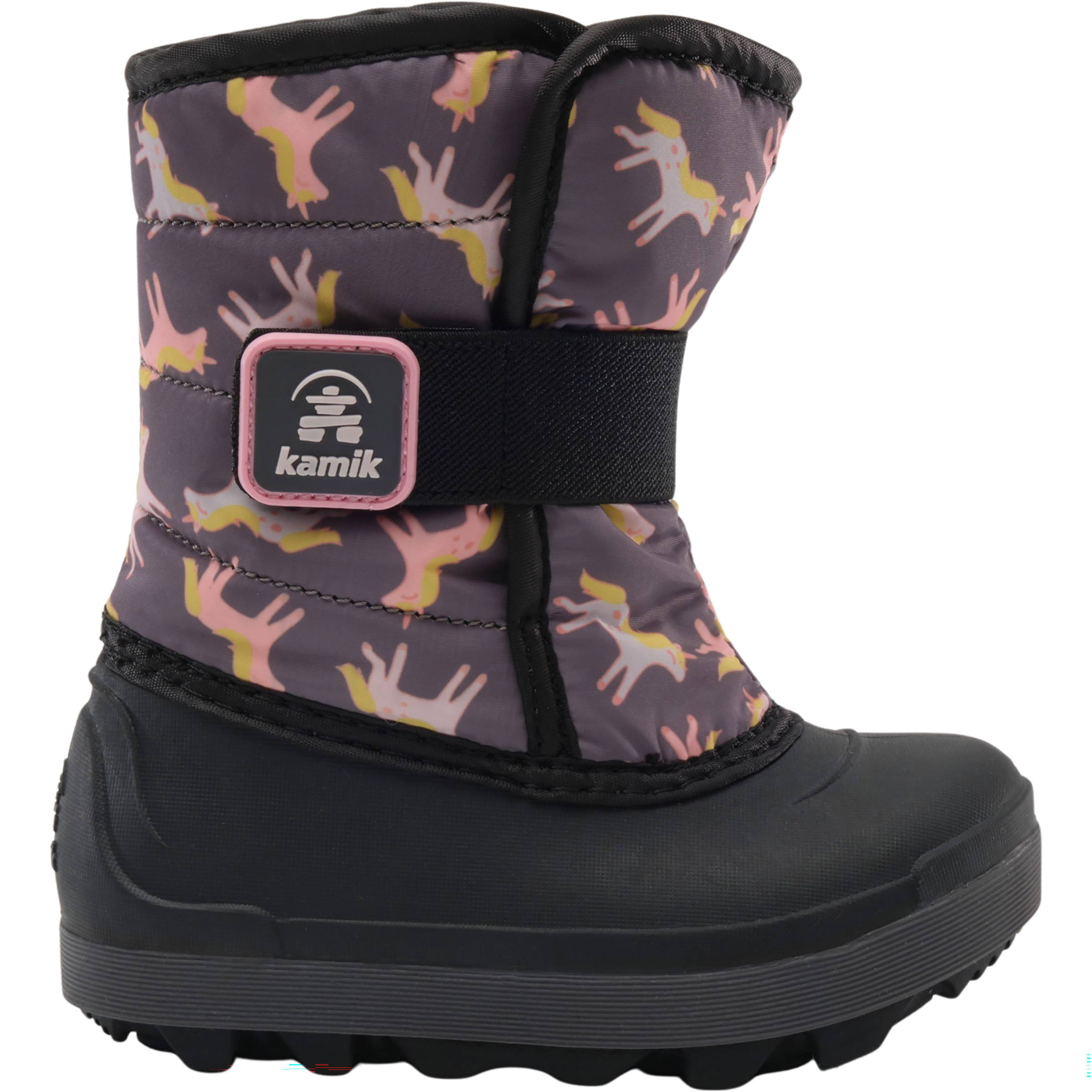 Kamik Snowbug 7 Print Kinder Winterschuhe & Winterstiefel lila Größe 27 Lifestyle Wasserabweisend