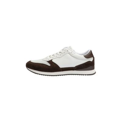 Sneaker LLOYD "SWIFT", Herren, Gr. 10, wasserabweisend, weiß, braun, Leder, unifarben, Basic, Schuhe Sneaker, mit modernem Design