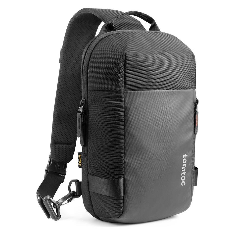 tomtoc - Crossbody Sling Bag (T24S1D1) - with Multiple Pockets, 7l, 11 inch - Black (Apple iPad Pro 11 2021, Huawei MatePad Pro 11 (2022)) (56341136)