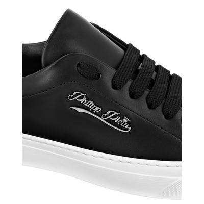 Sneaker PHILIPP PLEIN "Signature", Herren, Gr. 39, Normalschaft, 02, schwarz, Schuhe Sneaker