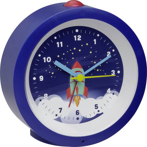 TFA Dostmann 60.1033.06 Quarz Wecker Blau Leisegang-Uhrwerk