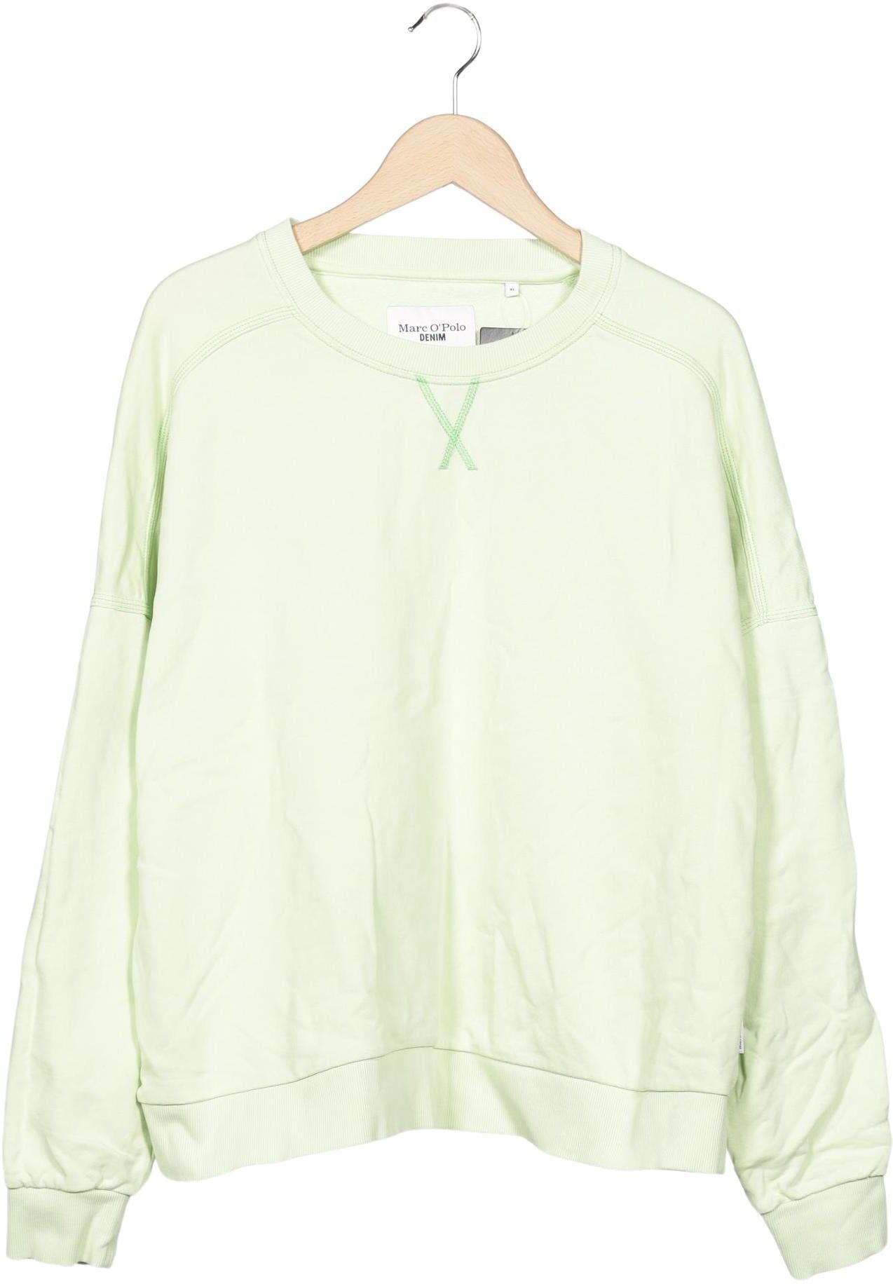 Marc O' Polo Sweater, Hellgrün, Gr. XL, Baumwolle - Second Hand