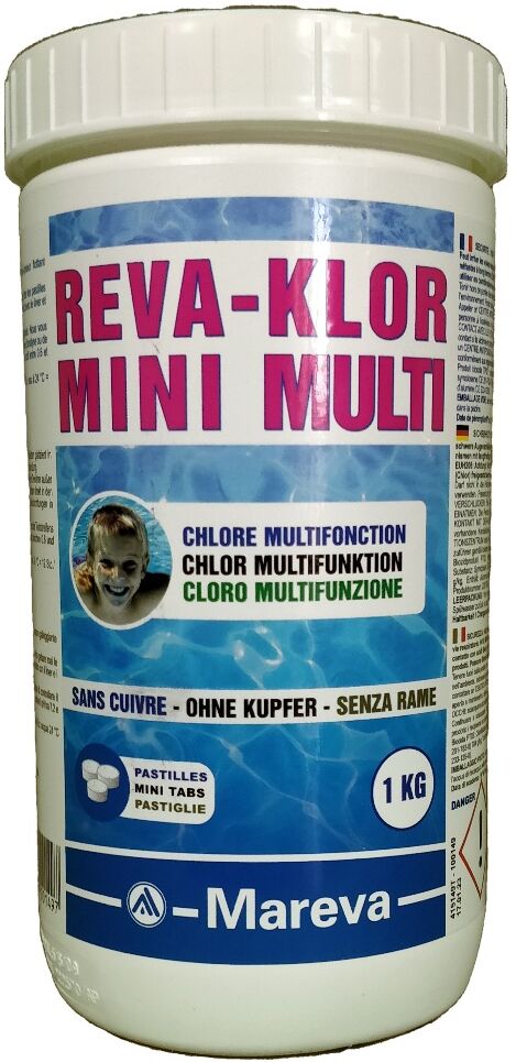 Mareva REVA-KLOR lent multifonction traitement piscine mini-galet 20g