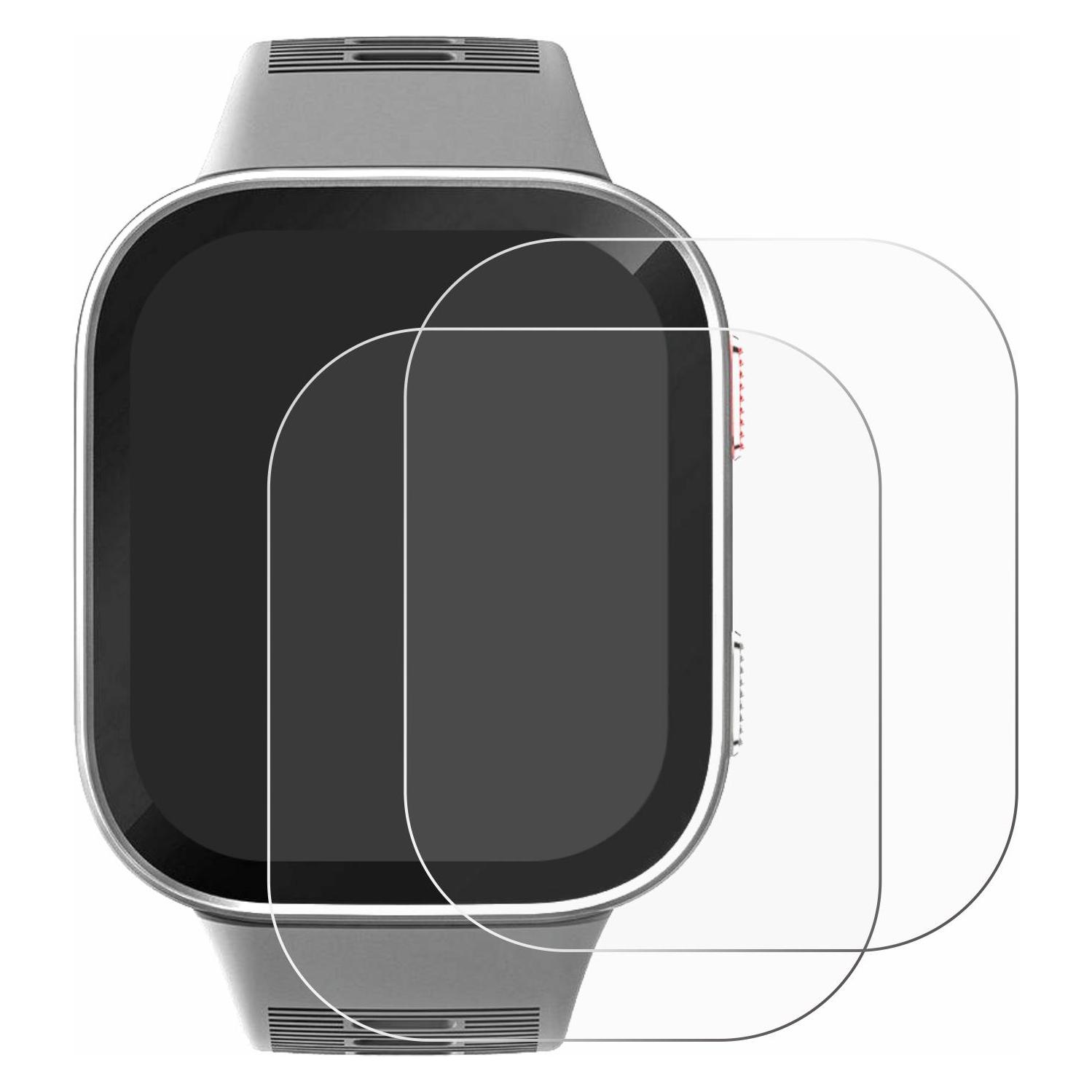 ScreenLeaf Schutzfolie für Amazfit Bip Max Displayschutz Display Schutz Folie Klar Transparent (6163563)