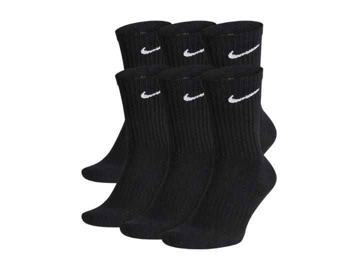 3-pack Nike Everyday Cushion crew trainingssokken zwart-wit swoosh maat XL