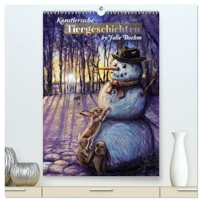 Künstlerische Tiergeschichten (hochwertiger Premium Wandkalender 2027 DIN A2 hoch), Kunstdruck in Hochglanz