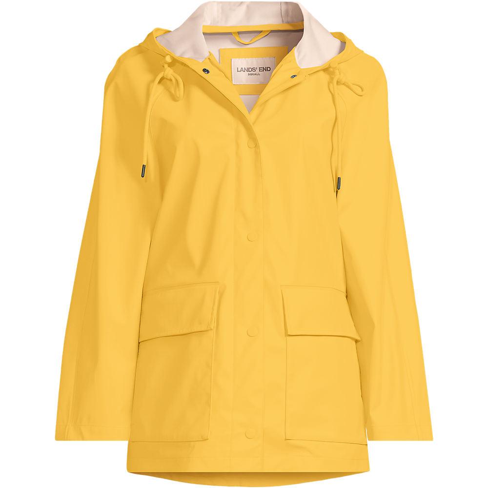 Squall Ausgestellte Regenjacke für Damen in Plus-Größe, Damen, size: plus, Gelb, Polyester, by Lands' End