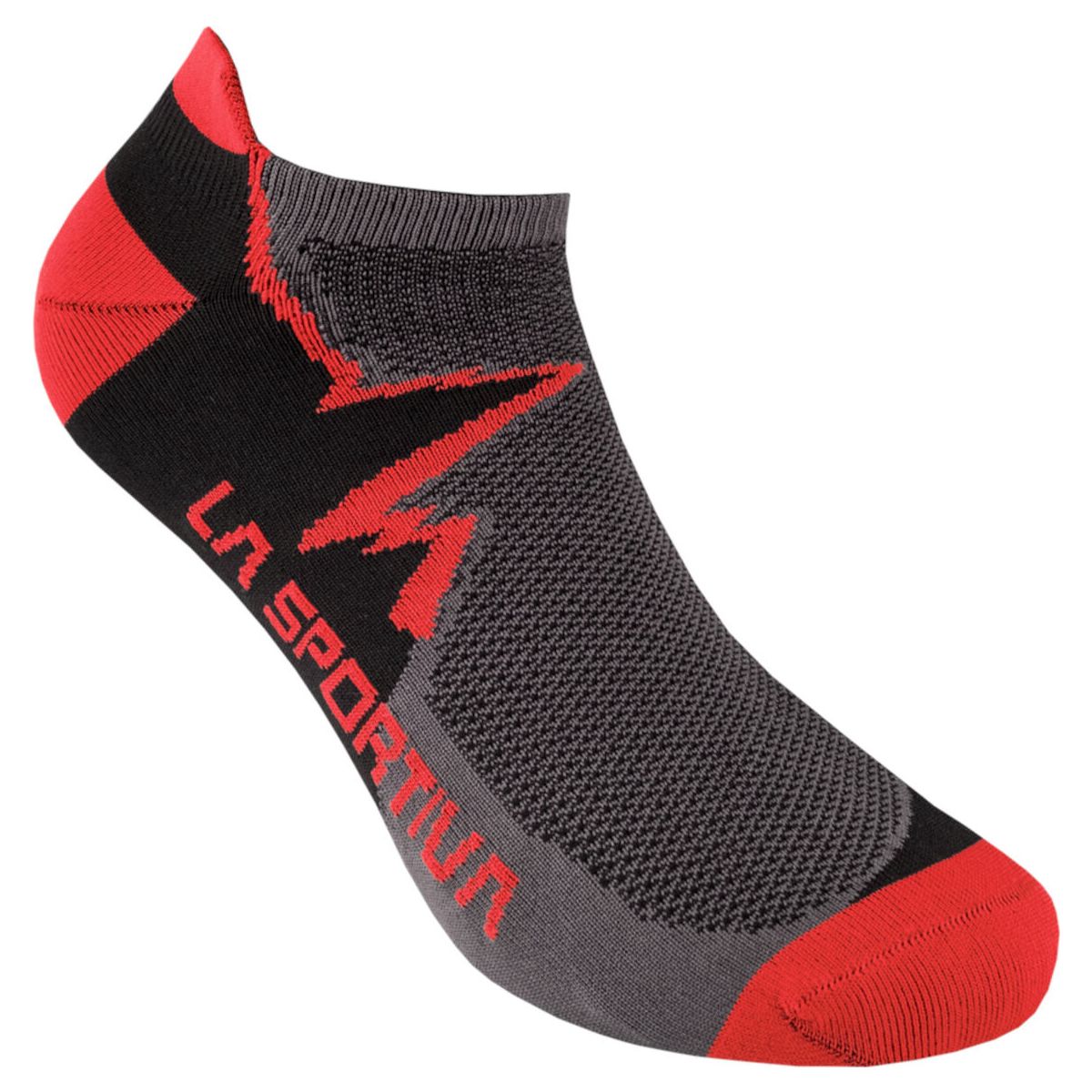 La Sportiva Climbing Socks carbon/mountain red (G00R24) 2XL ZZCS001G00R242XL