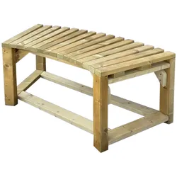 T&J  LUCAS  Gartenbank  gerundet,  108/73  x  50  x  48  cm,  Bausatz