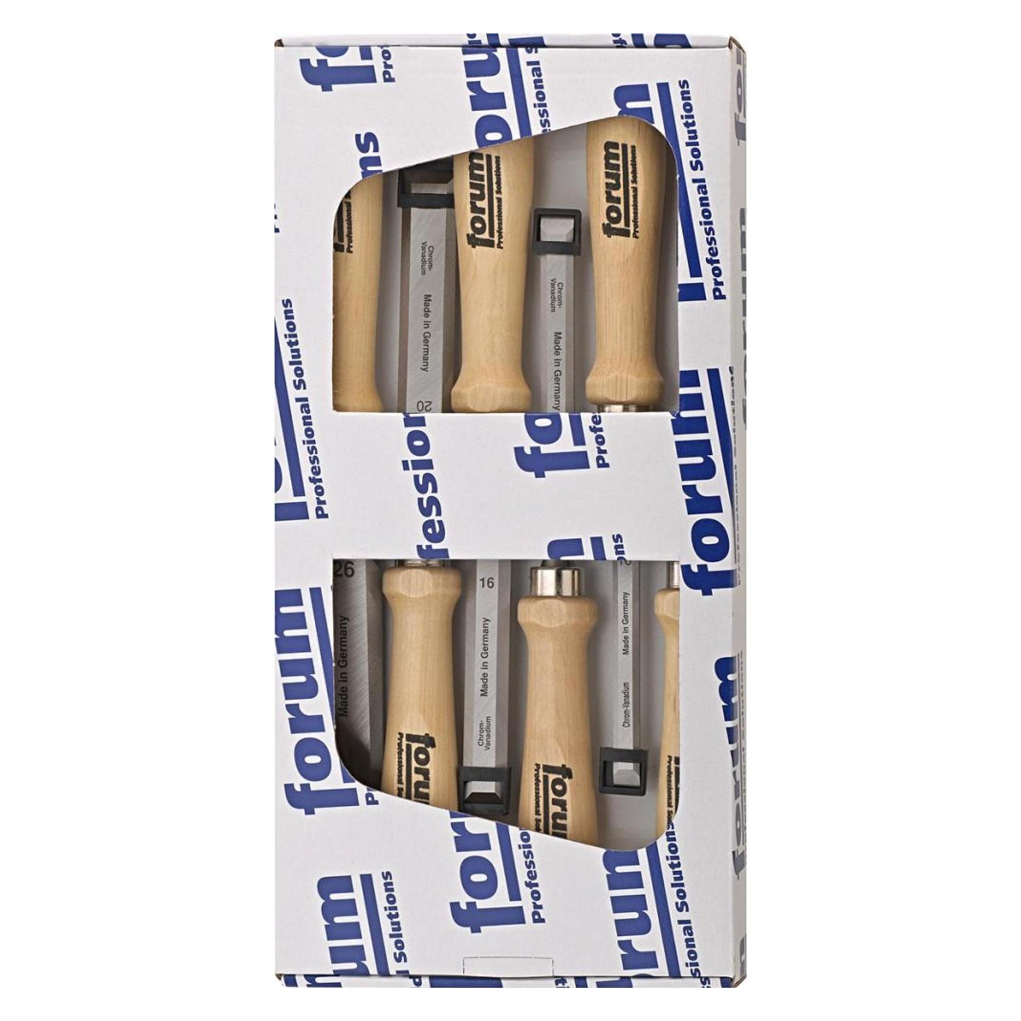 Forum Professional Solutions Stechbeitel-Satz mit Holzheft, Karton (31210121)
