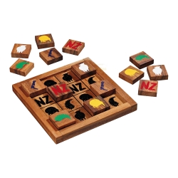 Denk- und Knobelspiele Neuseeland-Puzzle - 16 Puzzleteile - Denkspiel - Knobelspiel - Geduldspiel 242617