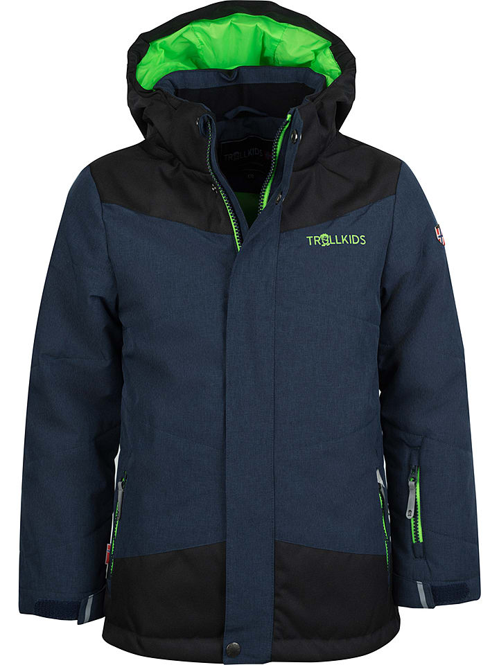 Trollkids Ski-/ Snowboardjacke "Norefjell" in Dunkelblau - 92