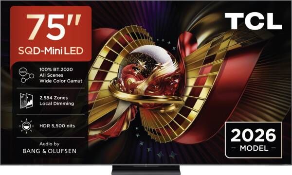 TCL 75C89L MiniLed 190,5 cm (75 Zoll) Fernseher 4K Ultra HD