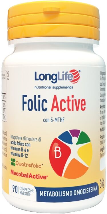 LONGLIFE Srl LONGLIFE FOLIC Active 90Cpr