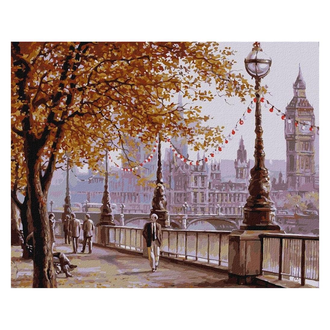 Ideyka Malen nach Zahlen - Herbstliches London 40x50cm (58225285)
