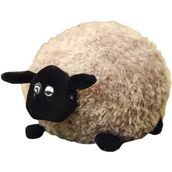 Plüsch-Maskottchen Kuschelschaf mit lockiger Wolle Hellbraun 20cm