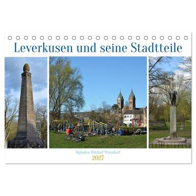 Leverkusen und seine Stadtteile (Tischkalender 2027 DIN A5 quer), CALVENDO Monatskalender