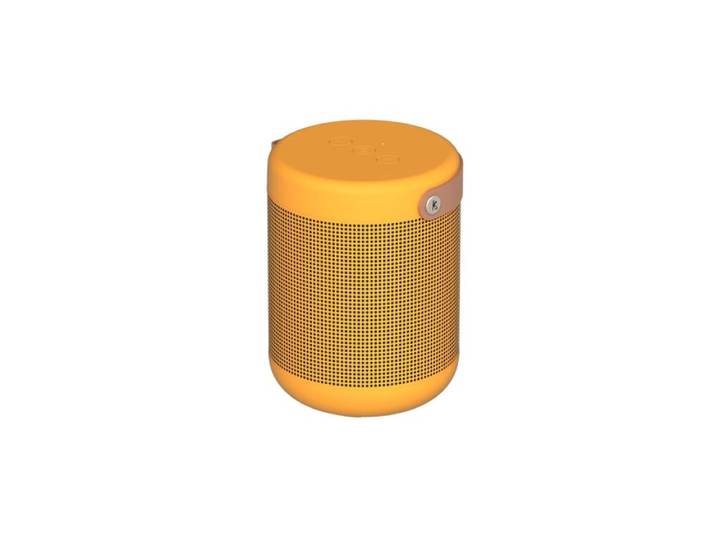 Enceinte bluetooth 360° 40w chargement à induction jaune