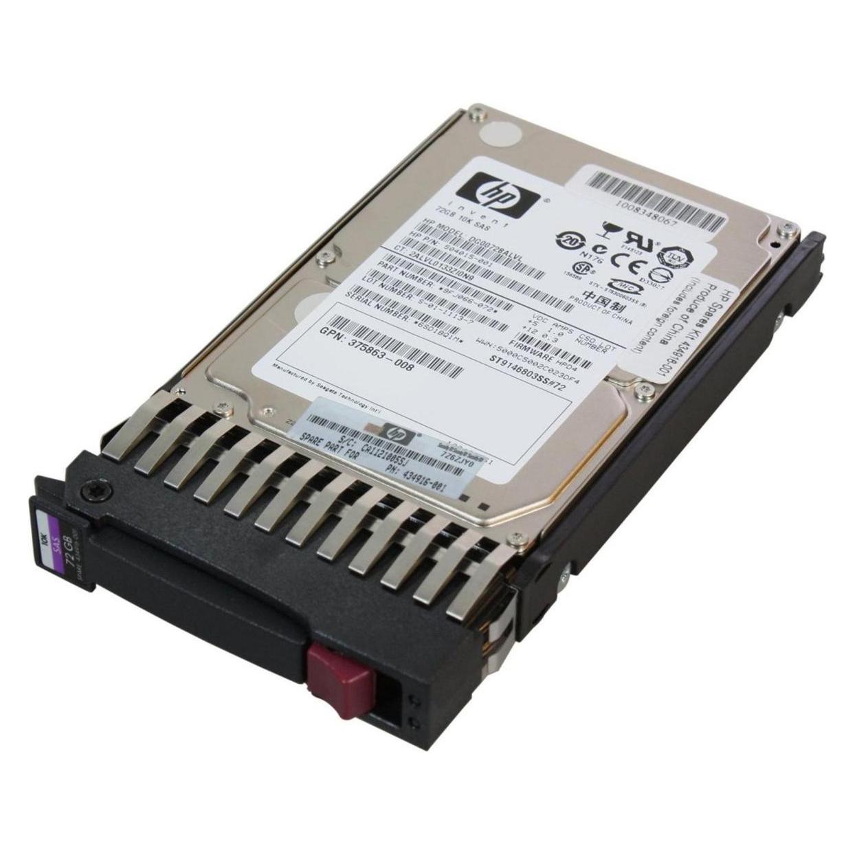 HPE 434916-001 Harddisk (0.07 TB, 2.5") (434916-001)