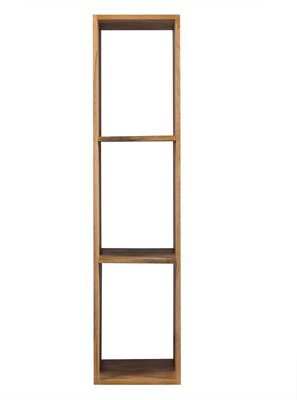 Miliboo Étagère murale industrielle en bois manguier massif L28 cm YPSTER