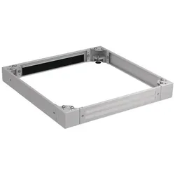 EFB Elektronik Sockel 800x800, H=100 mm, PERF, RAL7035, für Schrankserie PRO, Bestehend aus 4 sehr s, Serverschrank Zubehör, Grau