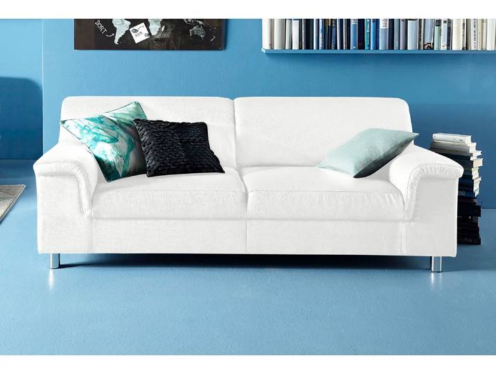 2,5-Sitzer HOME AFFAIRE Jamie zeitlos elegant, klares Design, komfortabel , weiss (weiß), B:190cm H:72cm T:80cm, Sofas, 2 5-Sitzer
