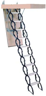 Rainbow Attic Stair Star Telescoping Attic Ladder 22-1/2 Inch x 36 Inch